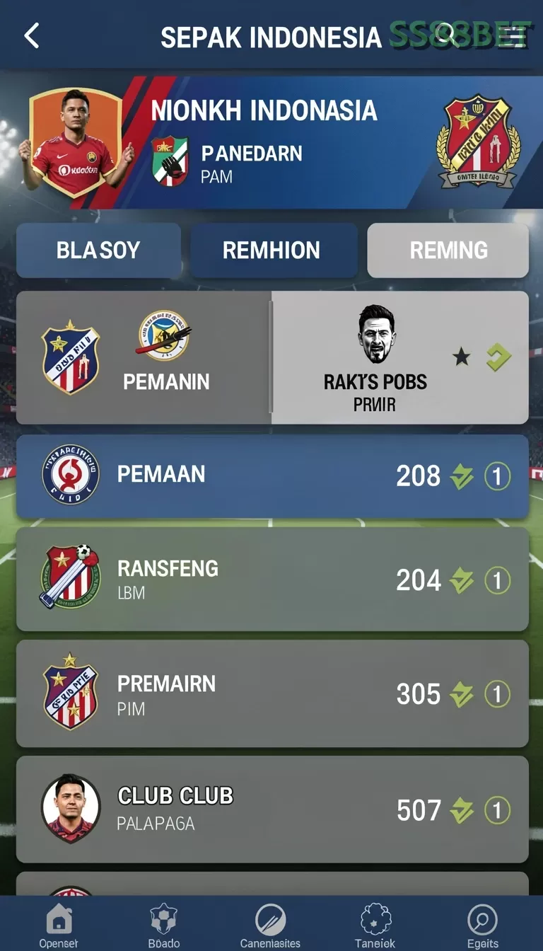 Cuplikan layar RK8 — pengaturan akun